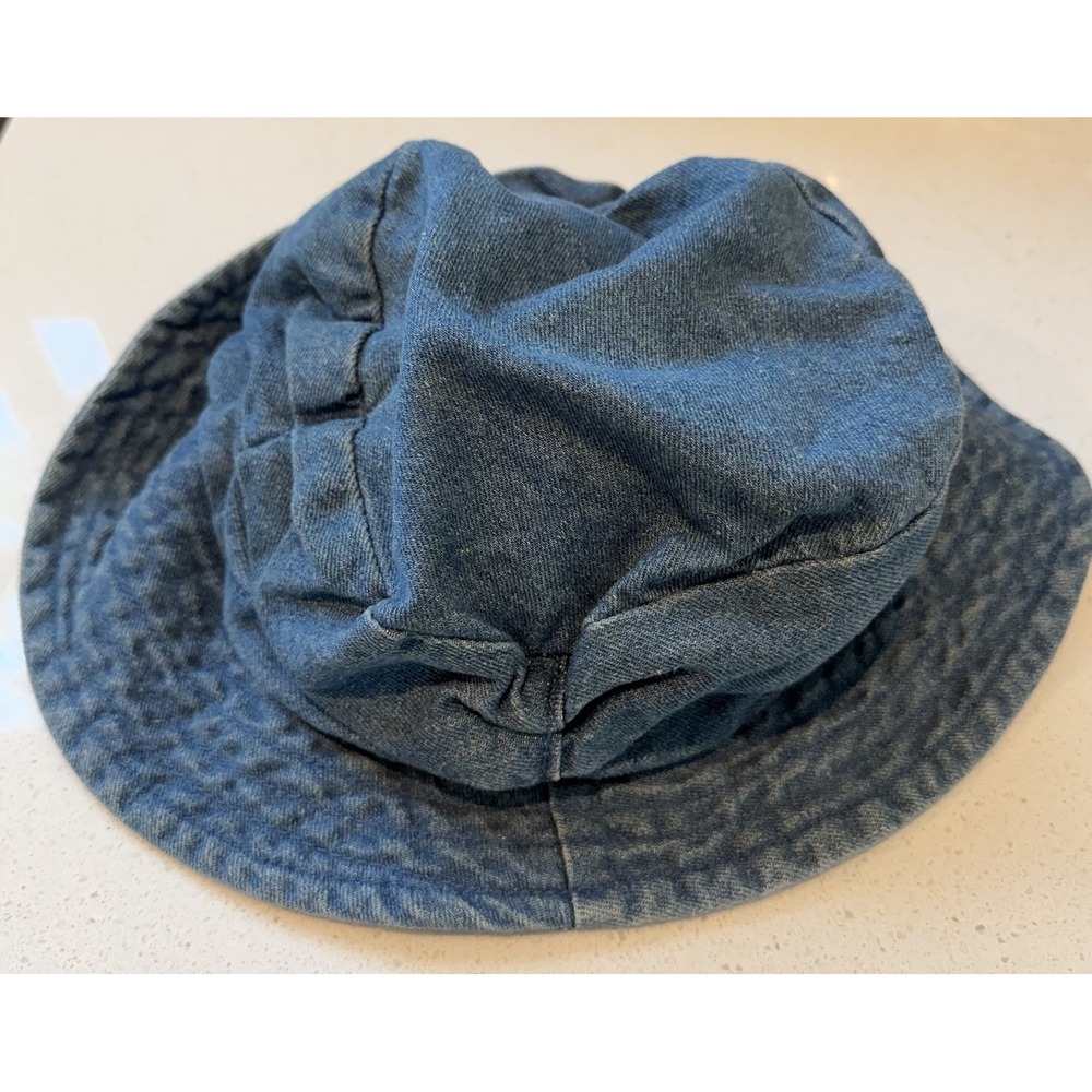 Arlin Women's 90s Nostalgia Denim Bucket Hat Blue Jean 100% Cotton Streetwear - Picture 3 of 5